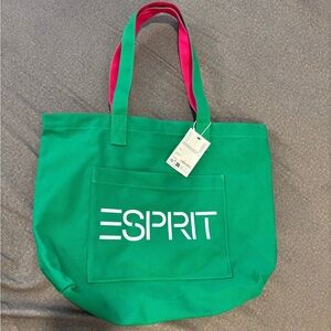 New With Tags Esprit Tote Bag